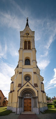 Fototapeta na wymiar Saint Laszlo catholic church in Zalalovo