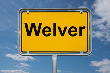 Ortstafel Welver