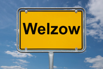 Ortstafel Welzow
