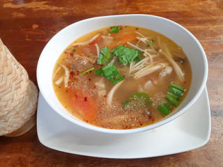 Hot and Spicy Soup with Pork Ribs