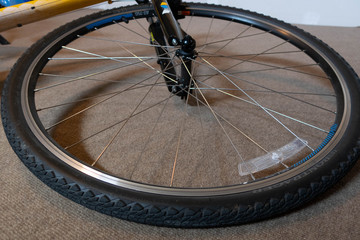 Front bike tire wheel