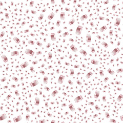 Set of volumetric geometric colored figures of cylinders. Vector illustration