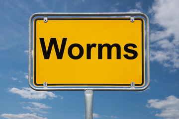 Ortstafel Worms