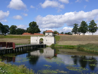 Fototapeta premium Eingang zur Festung in Kopenhagen