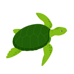 Vector icon - sea turtle on a white background. Reptile. Doodle animals. Vector symbol in black outline style. Cartoon icon turtle in  black monochrome.