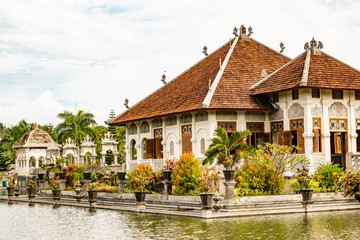 The water palaces in the east area of Bali