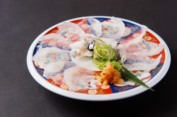 ふぐの刺身　ふぐ刺　てっさ　イメージ