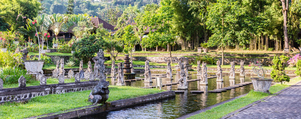 Fototapeta na wymiar The water palaces in the east area of Bali