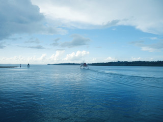 Ferry Boat on the Sea