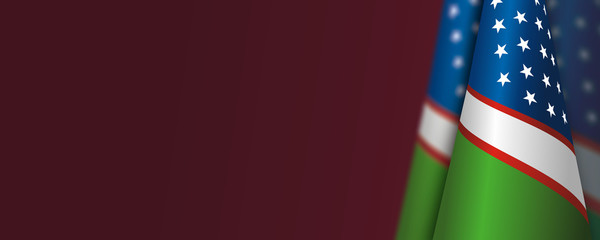 Uzbekistan flag for Independence day,  Day of constitution, Patriot day, Memorial day