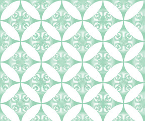 linear vector pattern, green line