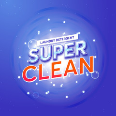 Laundry Detergent Packaging for Super Clean