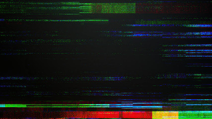 Abstract digital pixel noise glitch.