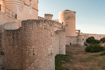 cuellar castle in segovia spain