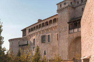 cuellar castle in segovia spain