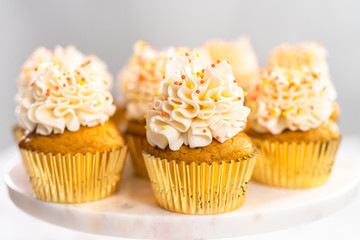 Pumpkin spice cupcake