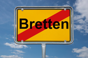 Ortstafel Bretten