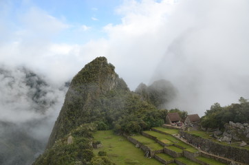 In the mist of Machu Picchu