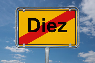 Ortstafel Diez