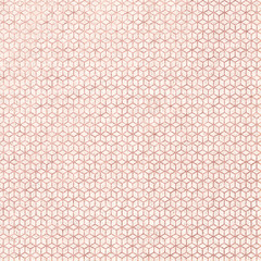 Metallic Rose Gold Pattern on Light Cork Background