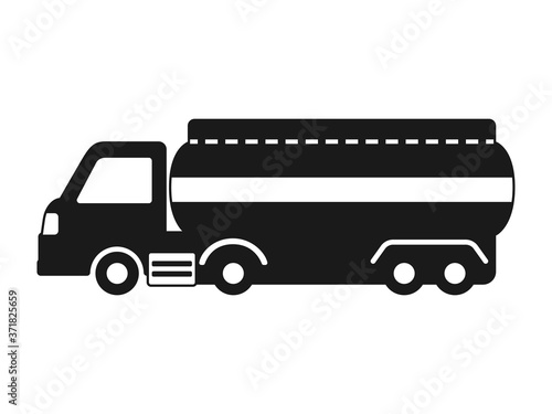 タンクローリーのアイコンイラスト Wall Mural Wallpaper Murals R Design