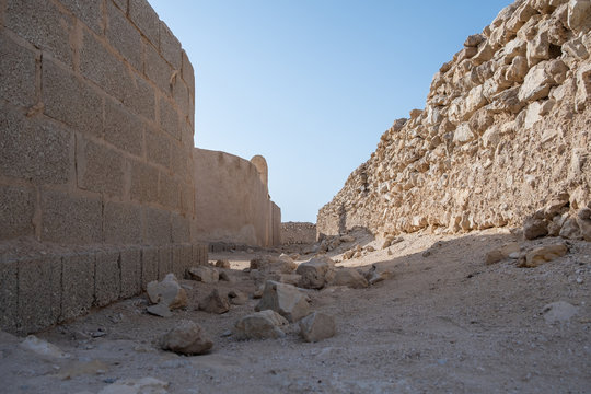 An abandoned fishing village located in Al Jumail, Ruwais north of Doha, Qatar.