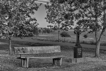 Christentum lieber Gott Andacht Landschaft Ruhe BIosphäre Feld Wiese Glaube Zuversicht Ruhe Relax 