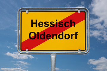 Ortstafel Hessisch Oldendorf