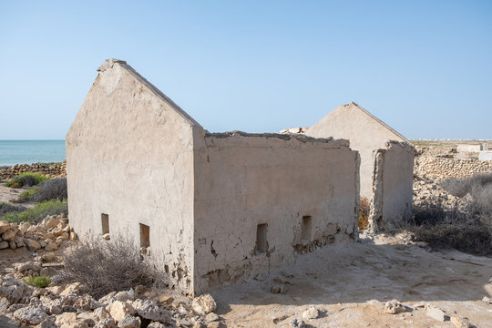 An abandoned fishing village located in Al Jumail, Ruwais north of Doha, Qatar.