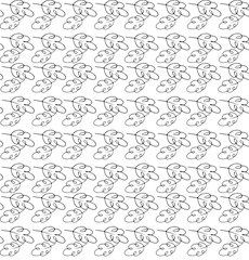 Seamless pattern with leaves 