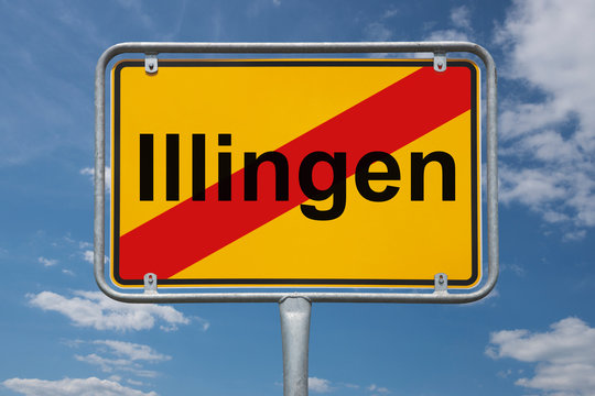 Ortstafel Illingen