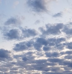 blue sky with clouds
