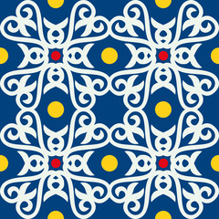 Kazakh nomadic tribes on background