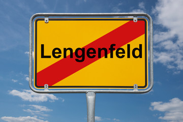 Ortstafel Lengenfeld