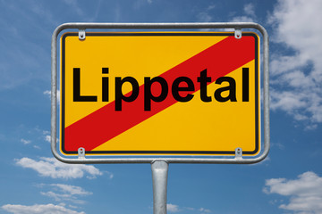 Ortstafel Lippetal