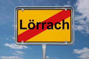 Ortstafel Lörrach