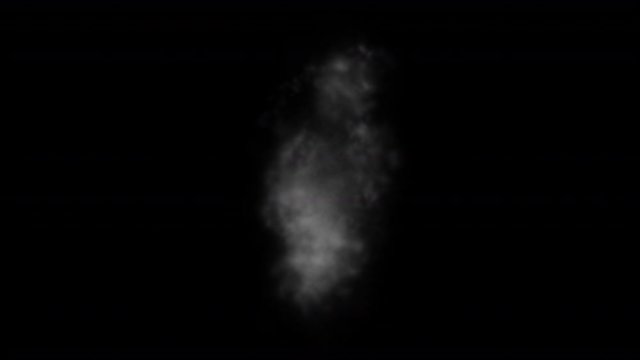 Smoke column movement spin have energy float up.3D rendering simulation effect include alpha path.