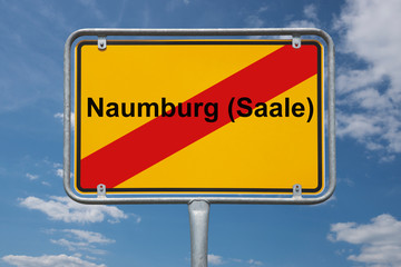 Ortstafel Naumburg (Saale)