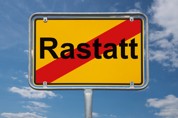 Ortstafel Rastatt