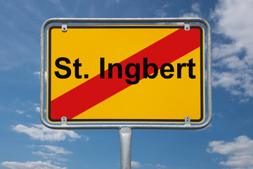 Ortstafel St. Ingbert