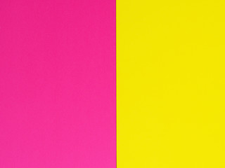 yellow and purple. two-color paper background. copy space, ftal lay
