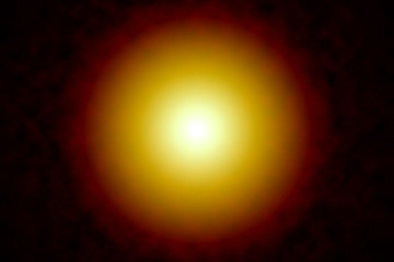 An abstract warm tone circular shape blur background image.