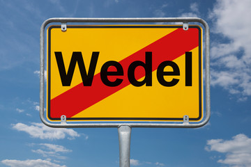 Ortstafel Wedel