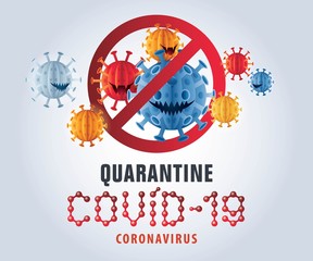 Coronavirus Covid-19 pandemic outbreak virus vector. COVID-19 Prevention concept