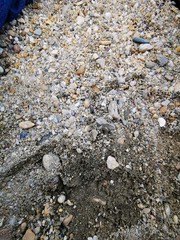 Close-up of pebbles in Miskolc