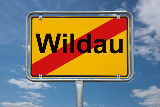 Ortstafel Wildau