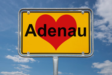 Ortstafel Adenau