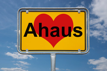 Ortstafel Ahaus