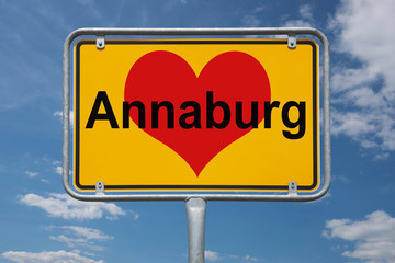 Ortstafel Annaburg