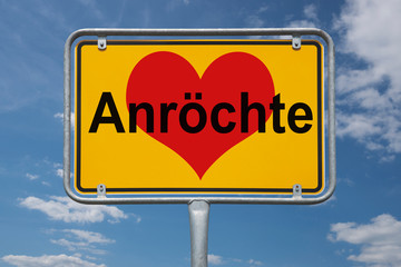 Ortstafel Anröchte